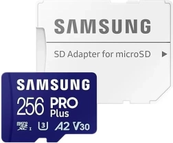 Samsung PRO Plus carte microSD 256 Go avec adaptateur