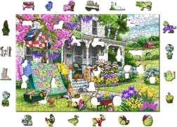 Puzzle en bois Jardin de campagne de WOODEN CITY