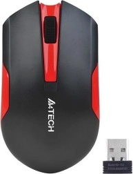 Souris sans fil V-Track noir-rouge