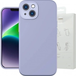 Étui Baseus Liquid Silica Gel pour iPhone 14 Plus lavande
