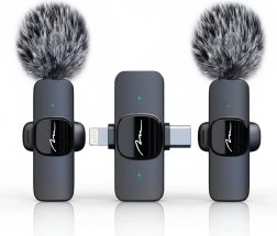 Set de microphones cravate sans fil double MICRO‑MIC DUO MT416