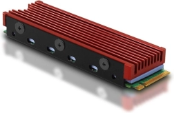 Radiateur passif en aluminium pour SSD M.2 2280 avec pads thermiques, hauteur 12 mm