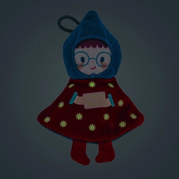 Décoration en peluche de Noël – l’elfe rouge Lilli