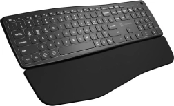clavier ergonomique sans fil NATEC Porifera avec Bluetooth et 2,4 GHz