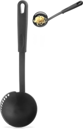 Louche avec bord égouttoir BLACKLINE 150 ml, 30,5 cm
