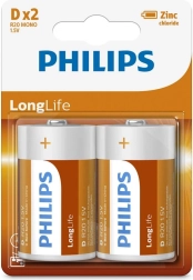 Philips piles R20 1.5V