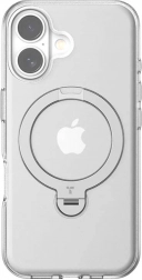 Torras Ostand Spin coque transparente pour iPhone 16