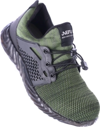 Chaussures de sécurité de travail avec embout acier – Vert