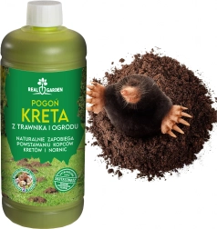 Répulsif écologique pour taupes, campagnols et rongeurs Bariera 1 l