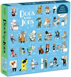 Puzzle Galison Chiens au travail 500 pièces