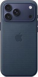 Étui textile TechWoven avec MagSafe pour iPhone 17 Pro Max – bleu
