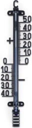 Thermomètre extérieur et intérieur ProGarden 25 cm – noir