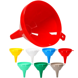 Grand entonnoir en plastique avec filtre 16 cm