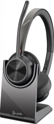 casque sans fil poly voyager 4320 ms avec station de charge (usb‑c, bt700)