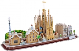 Puzzle 3D CityLine panorama Barcelone – 186 pièces