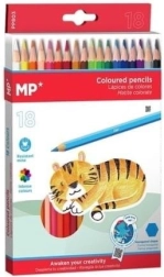 Crayons de couleur 18 couleurs MP