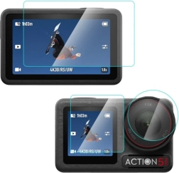 Verre trempé de protection Puluz pour DJI Osmo Action 5 Pro