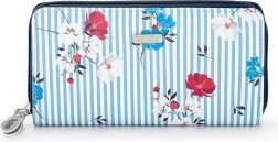 Portefeuille femme avec motif floral Navy par MONY