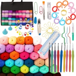 Kit de crochet avec accessoires 113 pcs Sac XXL MAALEO