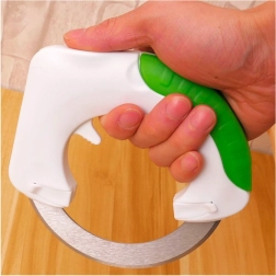 Couteau rond multifonction pour pizza, viande et légumes