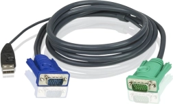 Câble USB KVM 3-en-1 SPHD