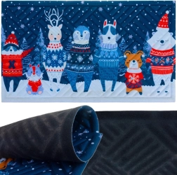 Paillasson d’entrée de Noël RUHHY 75 × 45 cm