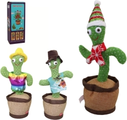 Cactus dansant avec lumière 31 cm