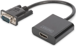 Convertisseur VGA vers HDMI avec audio 1080p FHD