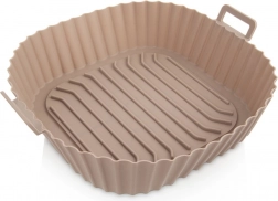Panier insert en silicone pour friteuse à air 22 cm – beige