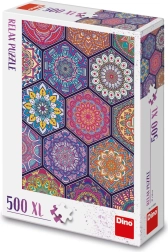 Puzzle relaxant mandalas 500 pièces XL