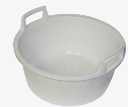 Bassin en plastique 43 cm avec poignées, granit