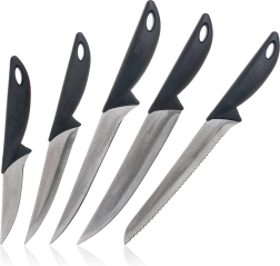 Set de couteaux de cuisine Culinaria, 5 pièces