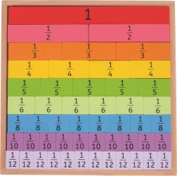 Tableau didactique sur les fractions Bigjigs Toys