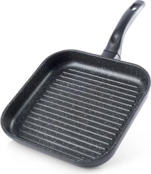 Poêle carrée grill en granit 26 × 26 cm GRANDE