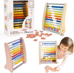 Classic World boulier en bois avec exercices mathématiques
