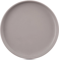 Assiette à dessert en céramique grise Skandi 20,5 cm