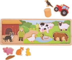 Puzzle magnétique ferme Bigjigs Toys