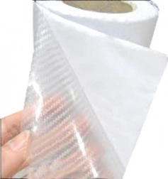 Film autocollant transparent 3D Carbone 1,27x28 m