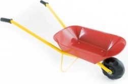 Brouette en métal pour enfants rouge
