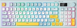 Clavier de jeu Onikuma avec écran OLED et RGB, 94 touches, sans fil et filaire