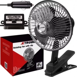 Ventilateur de voiture rotatif avec clip Xtrobb