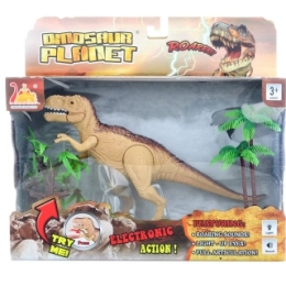 Dinosaure interactif T‑Rex avec sons et lumière