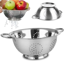 Passoire de cuisine en inox 28 cm avec socle