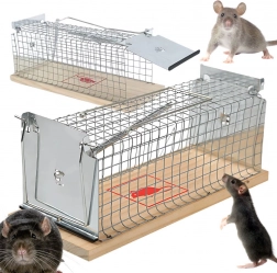 Piège à rats humain - grande cage métallique XL