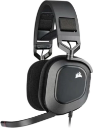 Casque gaming Corsair HS80 RGB USB carbone