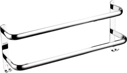 Ag988b Support mural 60 cm argenté