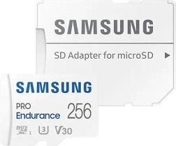 Samsung PRO Endurance carte microSD 256 Go + adaptateur SD