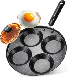 Poêle en granit pour œufs avec 4 moules BASIC LINE 24 cm