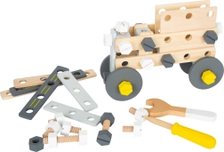 jeu de construction en bois small foot miniwob, 67 pièces