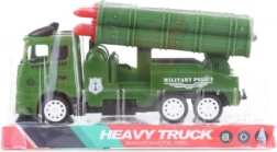 Voiture militaire avec missiles – modèle en plastique pour enfants